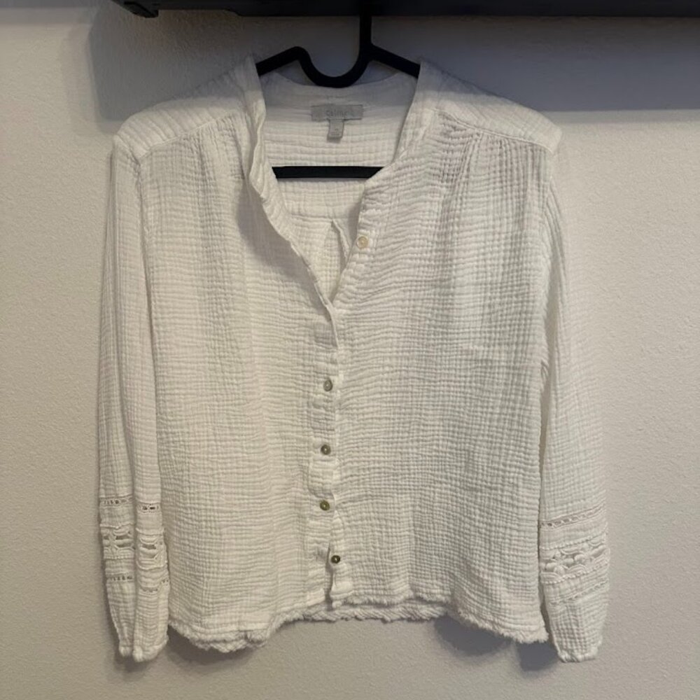 GAUZE PEASANT TOP